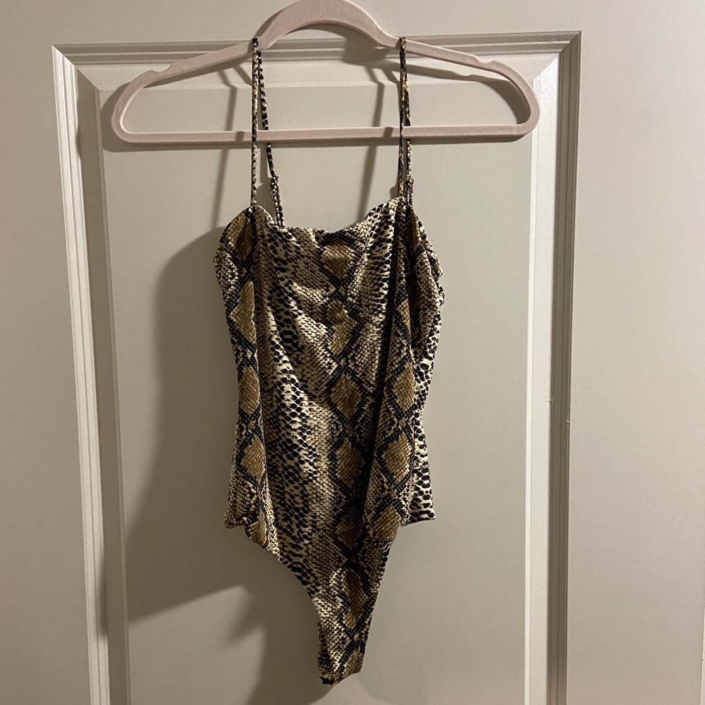 Snake Print Bodysuit